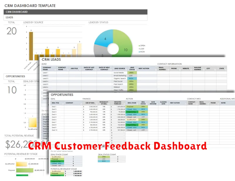 CRM Customer Feedback Dashboard